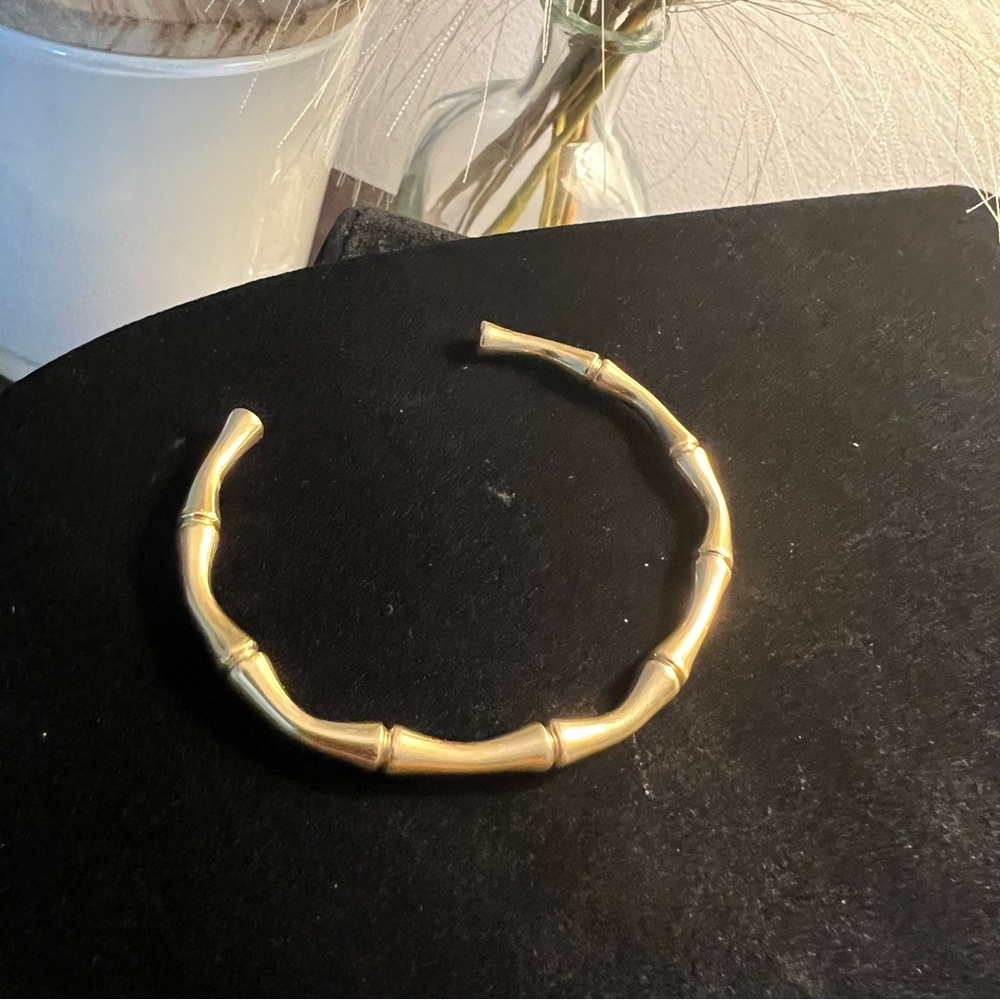 Bamboo style bangle